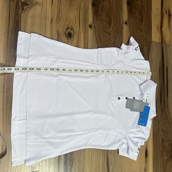 PING Collection White Polo UPF 50+ Golf Shirt Womens Sz 4 NWT Sedona AJGA - Picture 11 of 16